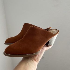 Heeled mules